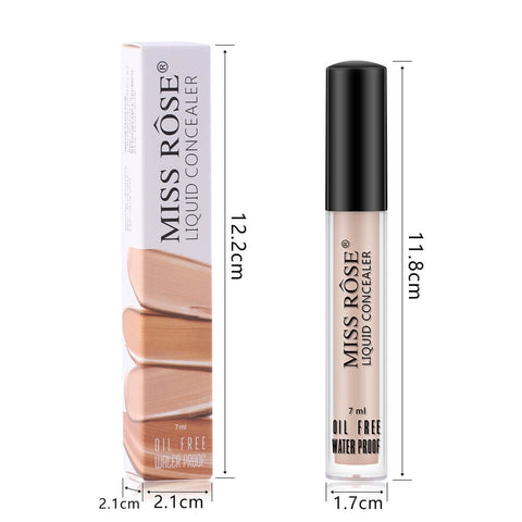 Miss Rose Liquid Concealer 5ml Lightweight Formula with Smooth Coverage Long Lasting Natural Finish