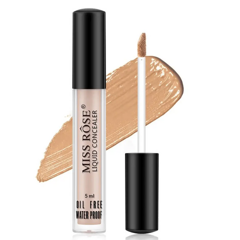 Miss Rose Liquid Concealer 5ml Lightweight Formula with Smooth Coverage Long Lasting Natural Finish
